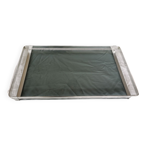 Plateau vintage verre