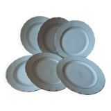 Set of 6 Italian Tognana dinner plates