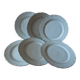 Set of 6 Italian Tognana dinner plates
