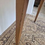 Shop/trade table in old fir 1950s -1m