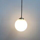 Lot 3 opaline hanging lamps