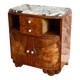 Bedside, art deco side table in precious wood