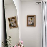 Beveled art deco mirror