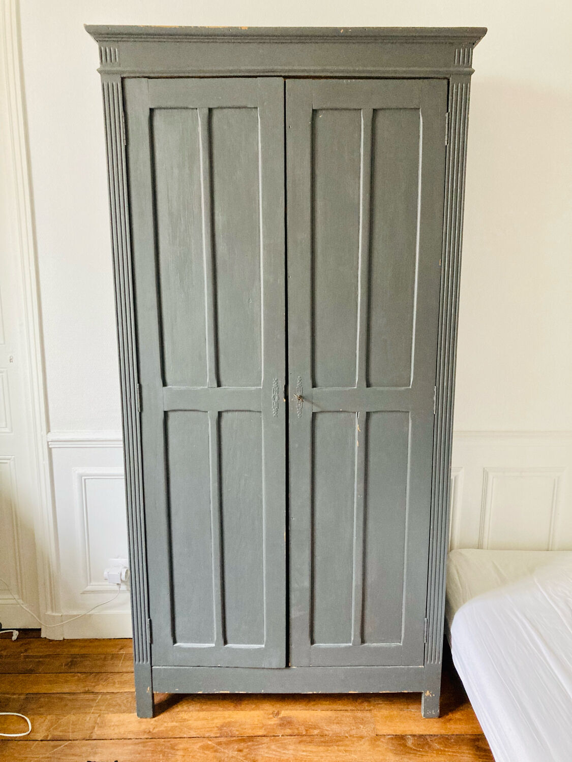 Gray cabinet