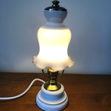 Opaline vintage bedside lamp