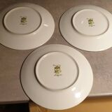 3 assiettes à désert Geneviève Lethu 2006