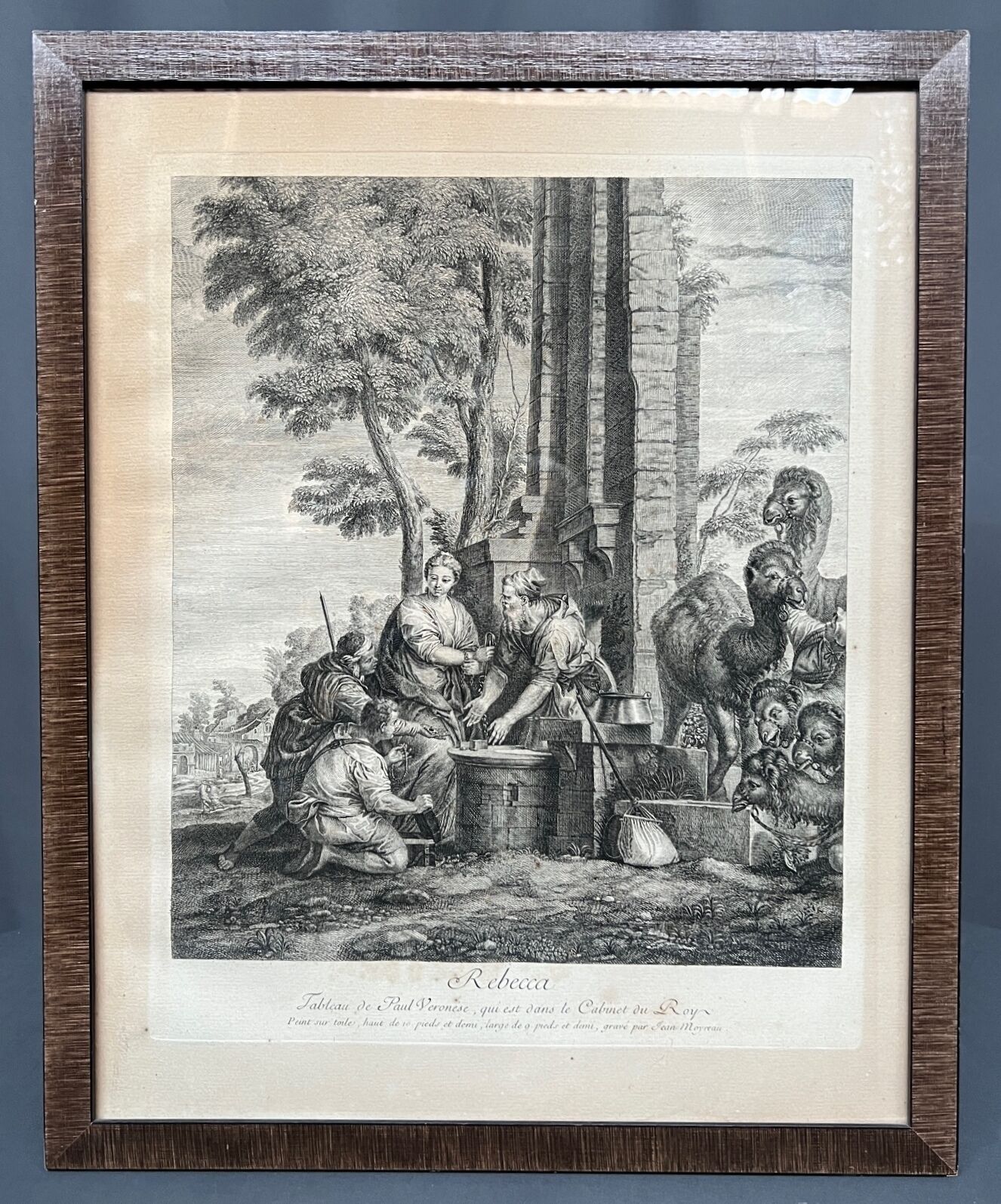 Former original engraving "Rebecca"