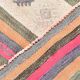 5x7 Multicolor Striped Kilim Rug, Traditional Oriental Carpet, 142x203 Cm