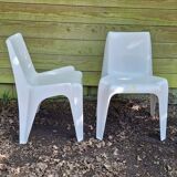 Pair of Helmut Batzner chairs for Bofinger