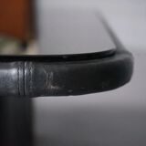 Coffee table (DS 3011) with mirror glass & leather from De Sede