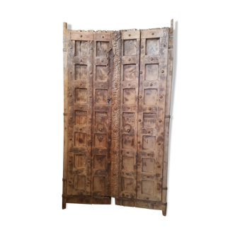 19th century double-leaf Indian door