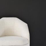 Pair of armchairs hexagonal shape year 70