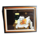 Old Still Life Painting Signed & Framed: Lara