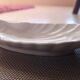 Empty pocket / white glazed ceramic soap holder - Early 20th century