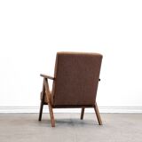 Mid Century Easy Chair Model B - 310 Var in Mocha Foam Loop