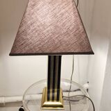 Lampe Le Dauphin doré et argenté