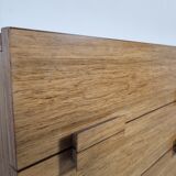 Scandinavian row in rosewood and chrome, 60s