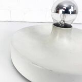 Space Age wall lamp by Staff Leuchten in aluminum, Flush Light, 1960-70