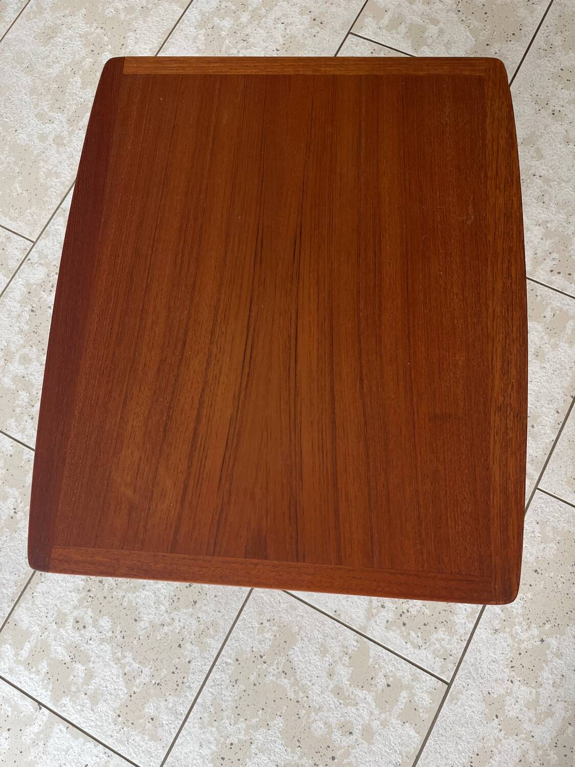 2 Danish teak nesting tables Mobelintarsia 60s