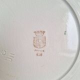 Gien orange and black deep dish, model 456