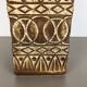 Fat lava pottery floor vase, Bodo Mans Bay Ceramics, Germany, 1970s