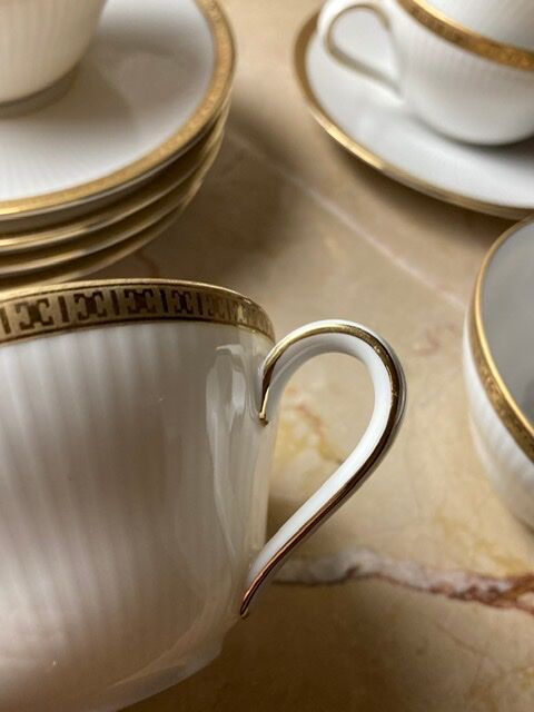 Lot of Bavarian porcelain cups Seltmann Weiden