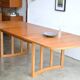 Danish table with 2 extensions, 165cm