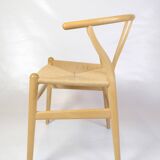 Ensemble de quatre chaises Wishbone, modèle Ch24, en hêtre, par Hans J. Wegner