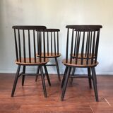 Suite of 4 scandinavian chairs "Fanett" by Ilmari Tapiovaara, 60