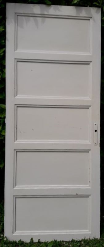 Porte vintage panneautée