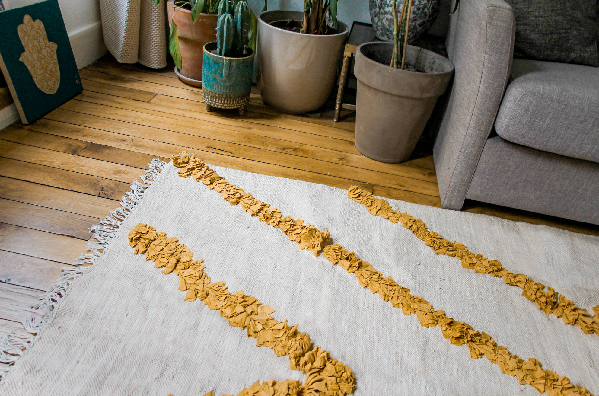 RECYCLED CARPETS - SUNFLOWER 215 x 140