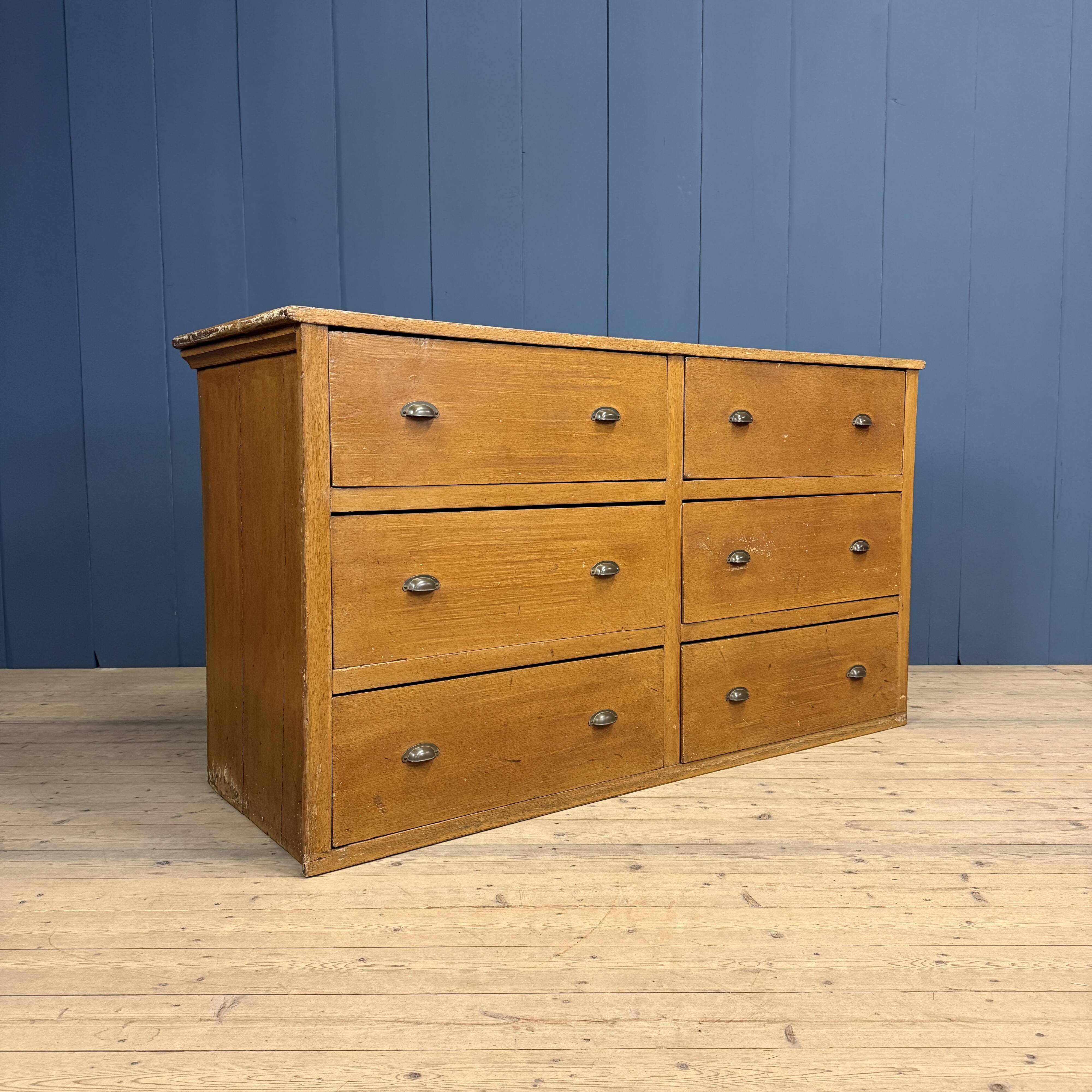 Antique painted Dutch counter