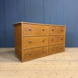 Antique painted Dutch counter