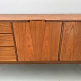Unique vintage teak sideboard from the 1960s, produced by Nathan in the UK.