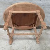 bleached oak coffee table 1950