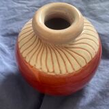 Glazed ceramic ball vase by Jean and Robert Cloutier 1950-1960