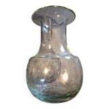 Vintage engraved vase