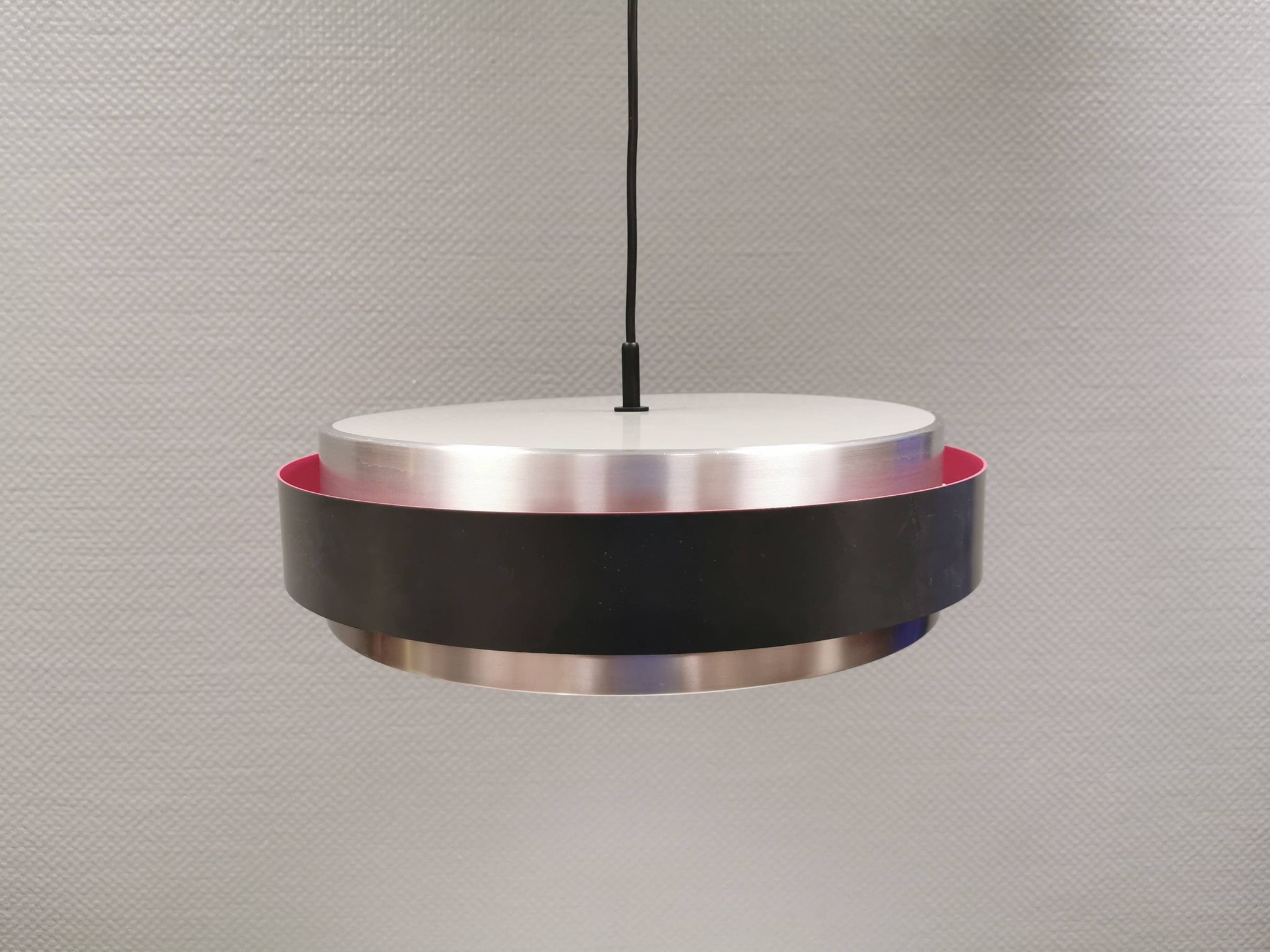 Rare Sera hanging lamp, designed by Jo Hammerborg for Fog & Mørup in 1968