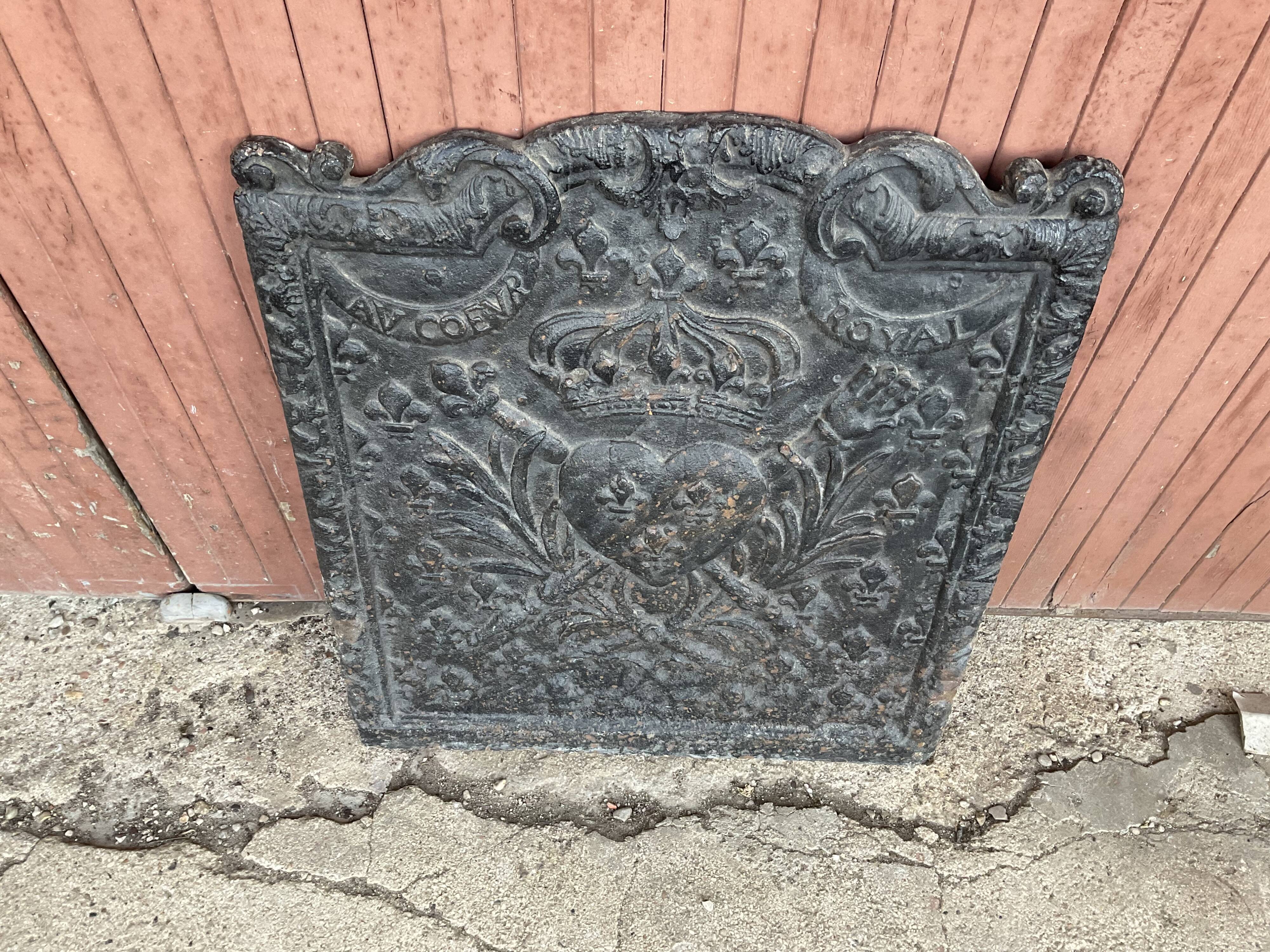 Chimney plate