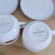 Cappuccino cups and saucers