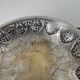 Openwork silver-plated metal fruit bowl or basket