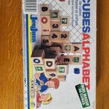 Wooden Alphabet cube game