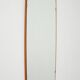 Scandinavian slightly convex rectangular teak mirror by "Kron"