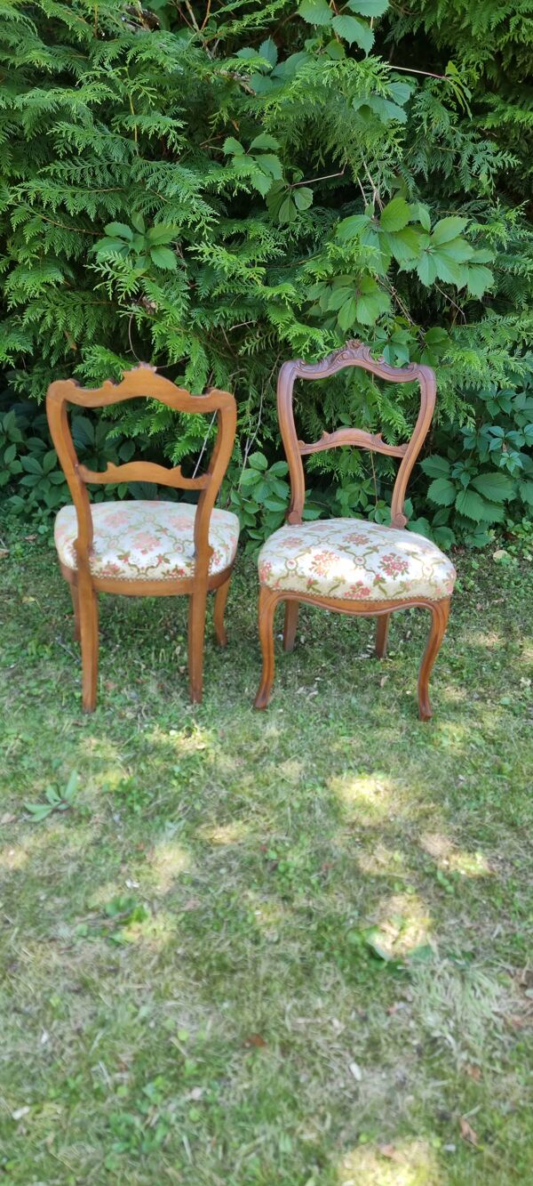 Paire de chaises Louis Philippe