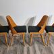 Dining Chairs by Radomir Hoffman for Ton, 1950s, Set of 4