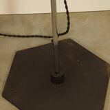 Lampadaire vintage avec spot noir