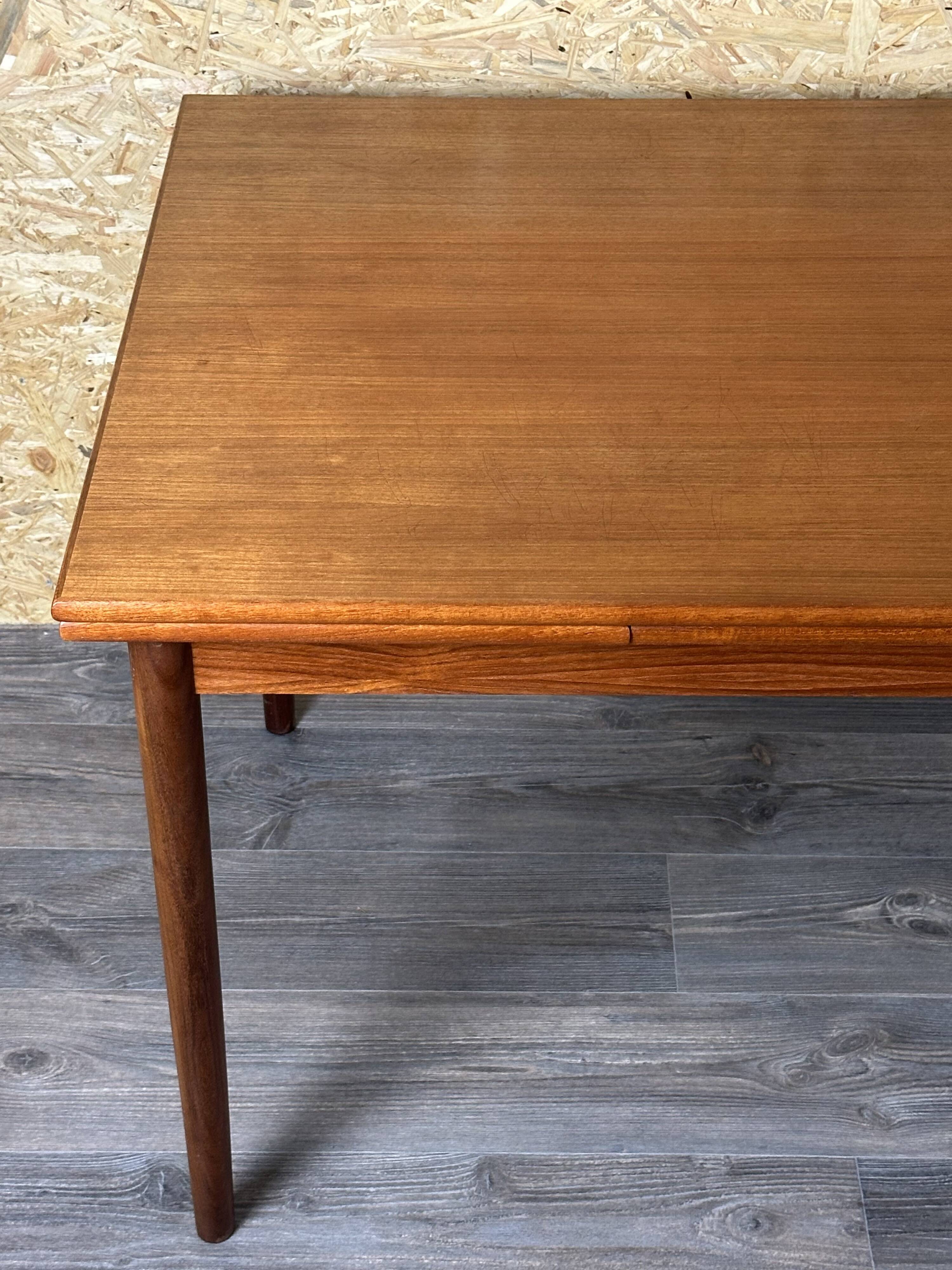 1960s/1970s Teak Dining Table Danish Modern Design Denmark