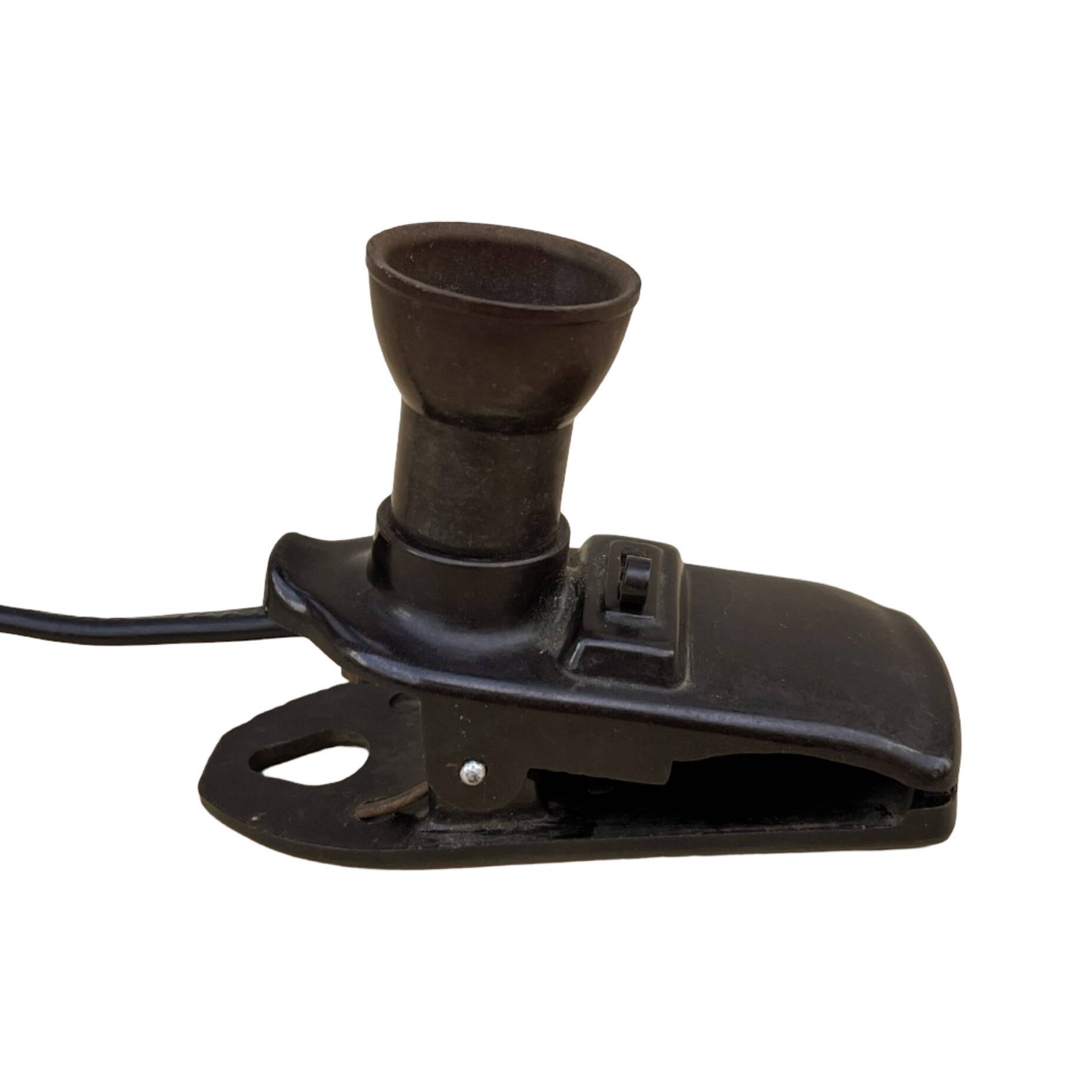 Lampe de nuit à pince en bakélite, Allemagne, années 1930.