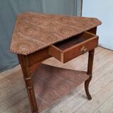 Triangular side table