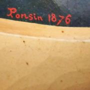 19th Century French Gentleman Oil Portrait Painting